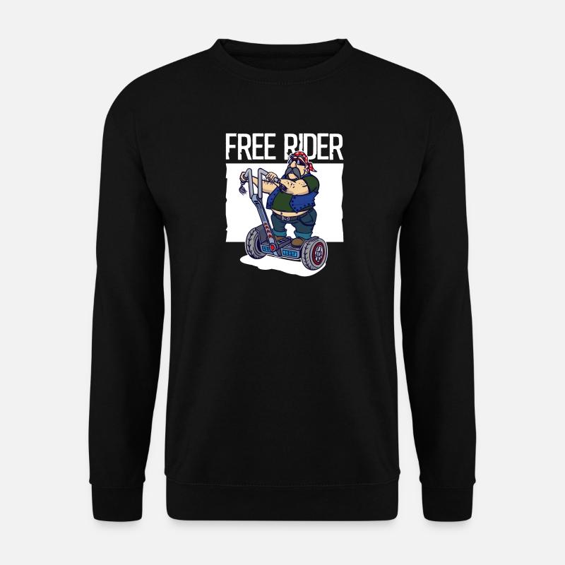 Motorräder Motorrad Freiheit Unabhängigkeit Lustig - Unisex Pullover - Schwarz