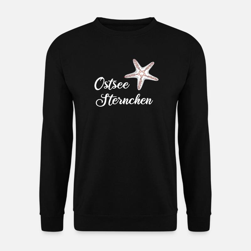Ostseesternchen - Ostsee Seestern Geschenk - Unisex Pullover - Schwarz