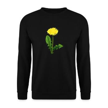 Dandelion | dandelion - Unisex Sweatshirt - black - Front - Alina (178cm) & Michal (187cm)