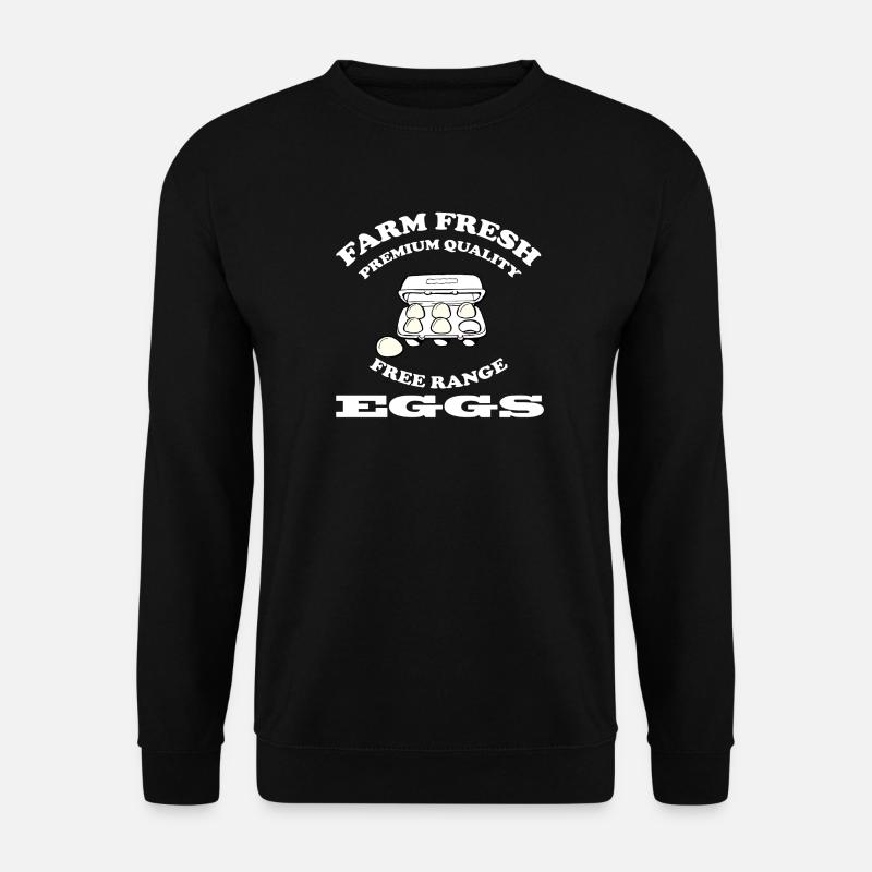 Eggs - Unisex Sweatshirt - black