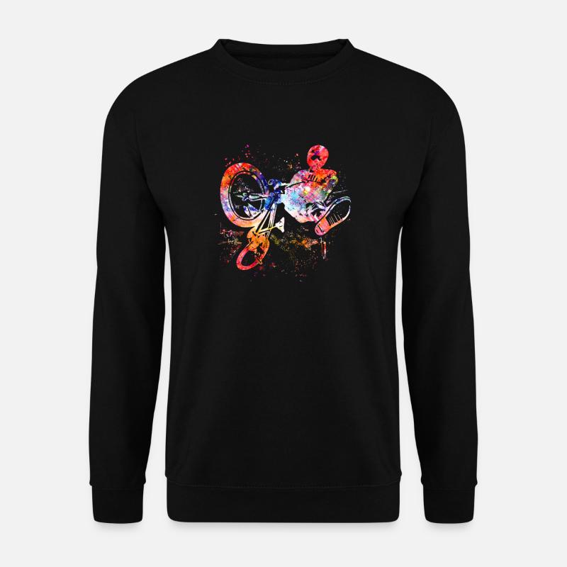Cooles BMX - Fahrrad - MTB - Freestyle - Unisex Pullover - Schwarz