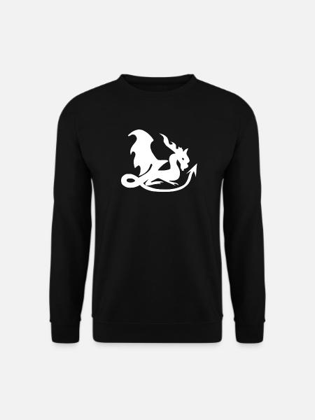 T-shirts pour enfants Dragon Silhouette - Sweat-shirt Unisexe - noir
