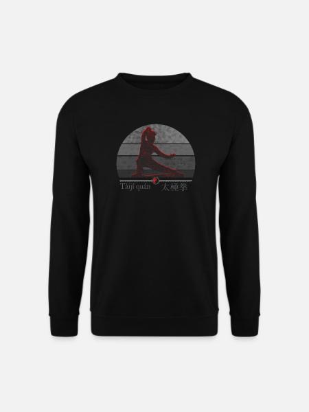 Tai Chi Kämpferin - Trainings Outfit Geschenk - Unisex Pullover - Schwarz