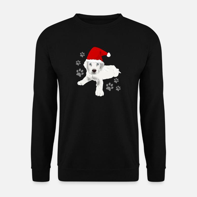 Labrador Weihnachts Motiv - Unisex Pullover - Schwarz