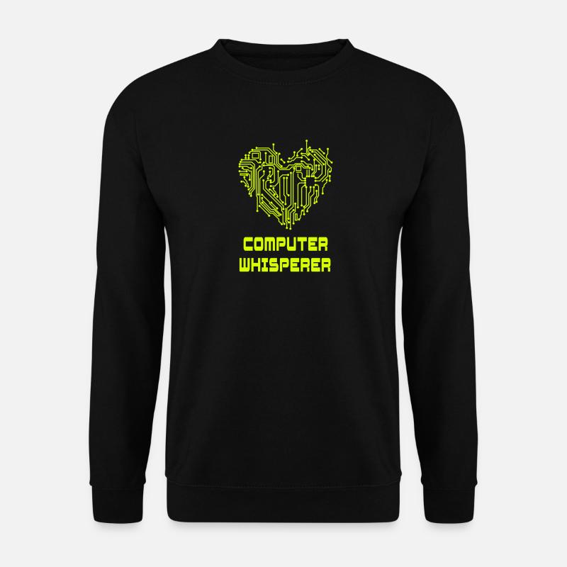 Computer whisperer - Unisex Sweatshirt - black