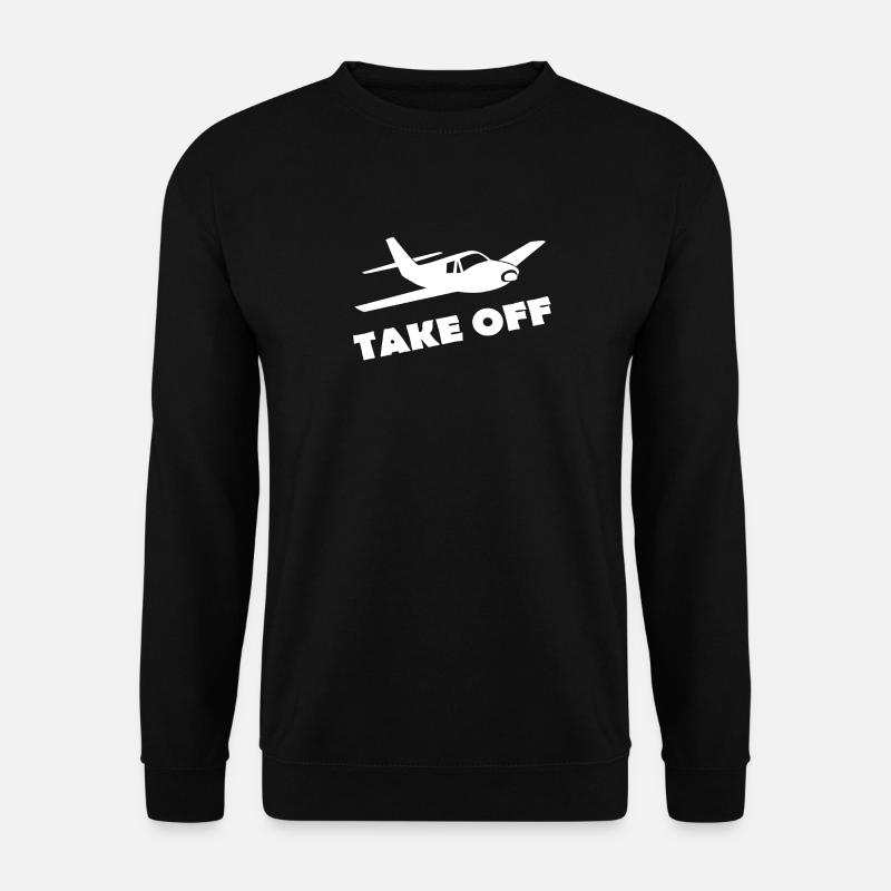 TAKE OFF - Unisex Sweatshirt - black
