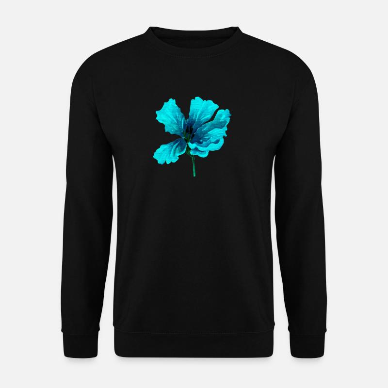 Blume - Unisex Pullover - Schwarz