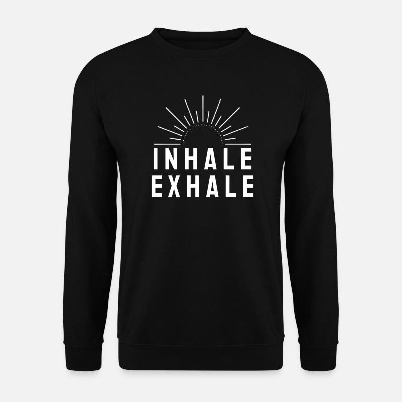BREATHE - Unisex Sweatshirt - black