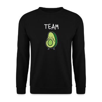 Look partenaire | Dream Team couple couple amour mariage - Sweat-shirt Unisexe - noir - Devant - Alina (178cm) & Michal (187cm)