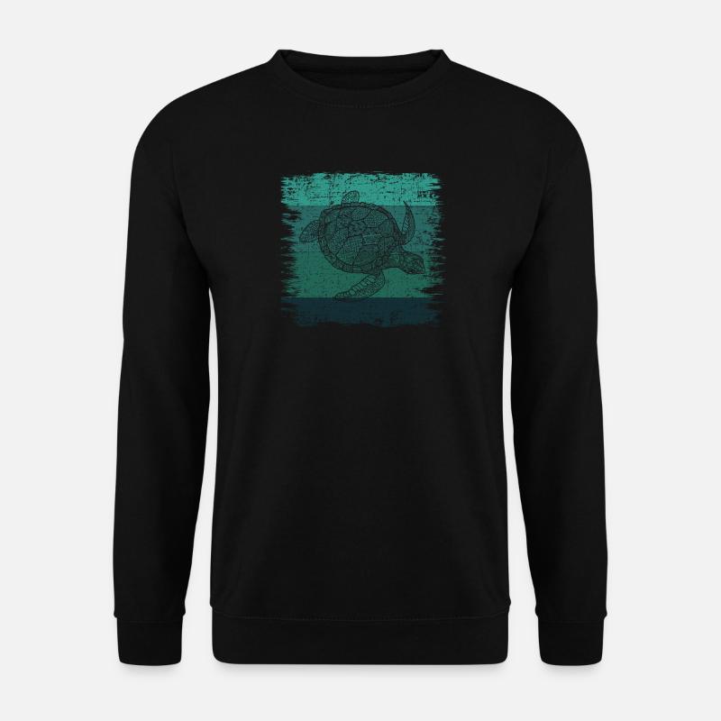 Turtle - Unisex Sweatshirt - black