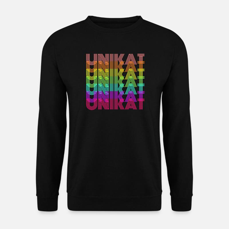 Unikat Bunt - Unisex Pullover - Schwarz