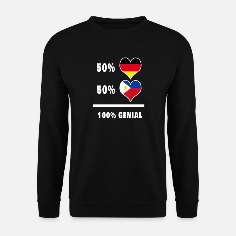 Germany and Philippines Awesome / Gift - Unisex Sweatshirt - black