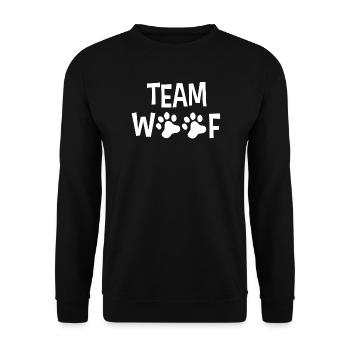Dog dogs - Unisex Sweatshirt - black - Front - Alina (178cm) & Michal (187cm)