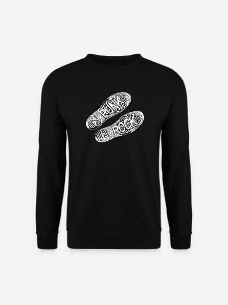 Punk Rock Punkrock Grunge Rockmusik Musik Punker - Unisex Pullover - Schwarz