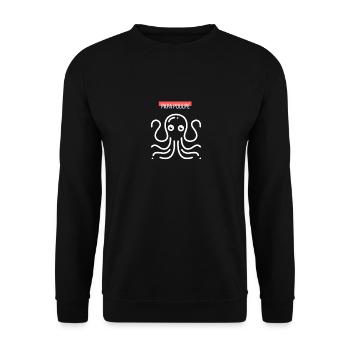 Design Octopus Papa Poulpe Original - Sweat-shirt Unisexe - noir - Devant - Alina (178cm) & Michal (187cm)