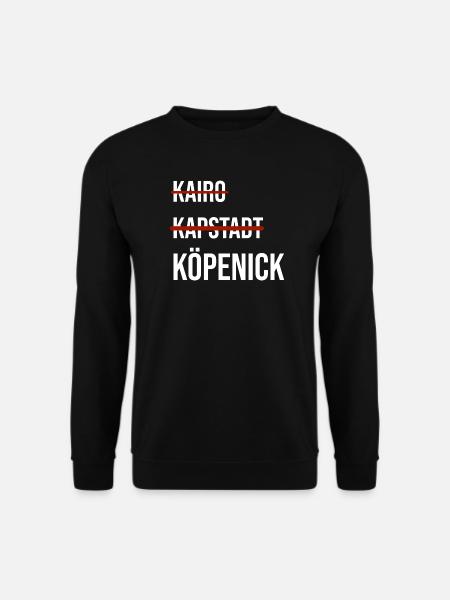 Grafik mit Köpenick - Unisex Pullover - Schwarz