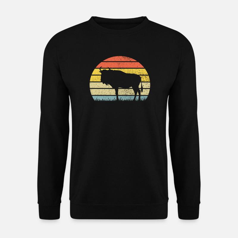 gnu - Unisex Sweatshirt - black