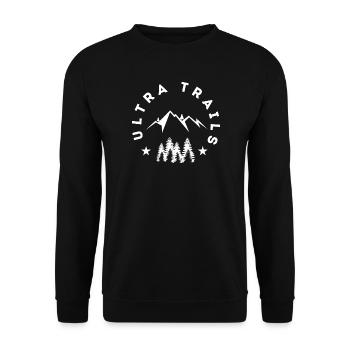 Ultra Trails - Unisex Pullover - Schwarz - Vorne - Alina (178cm) & Michal (187cm)