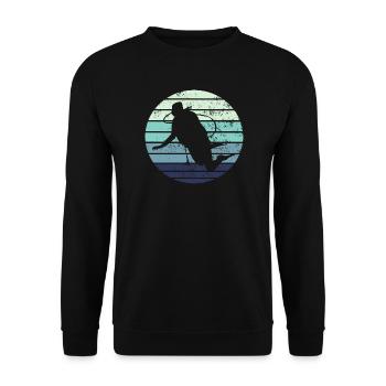 Plongée plongée - Sweat-shirt Unisexe - noir - Devant - Alina (178cm) & Michal (187cm)