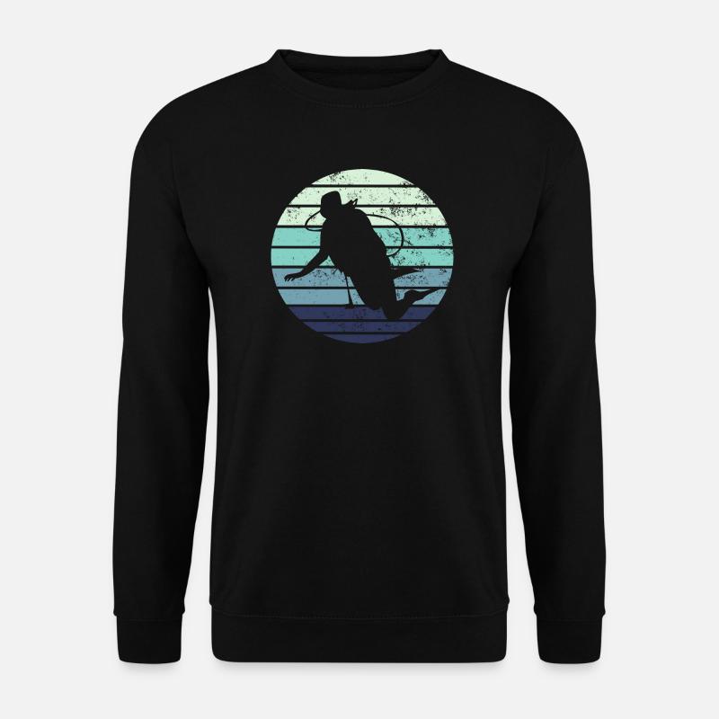 Diver diving - Unisex Sweatshirt - black