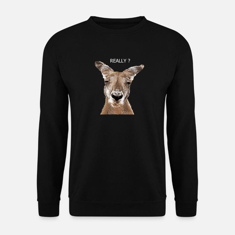 Kangaroo really? - Unisex Sweatshirt - black