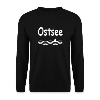 Ostsee - Unisex Pullover - Schwarz - Vorne - Alina (178cm) & Michal (187cm)