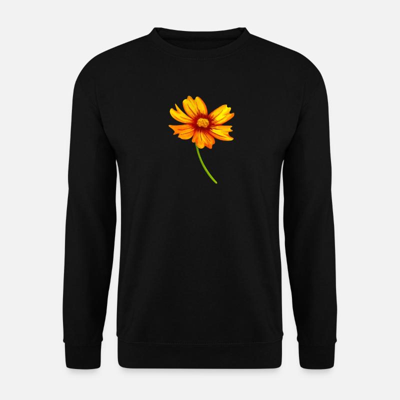 Blume - Unisex Pullover - Schwarz