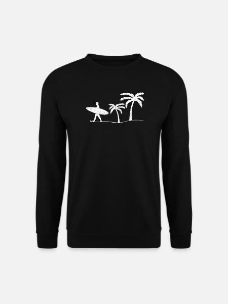 Surfer Surfen - Unisex Pullover - Schwarz