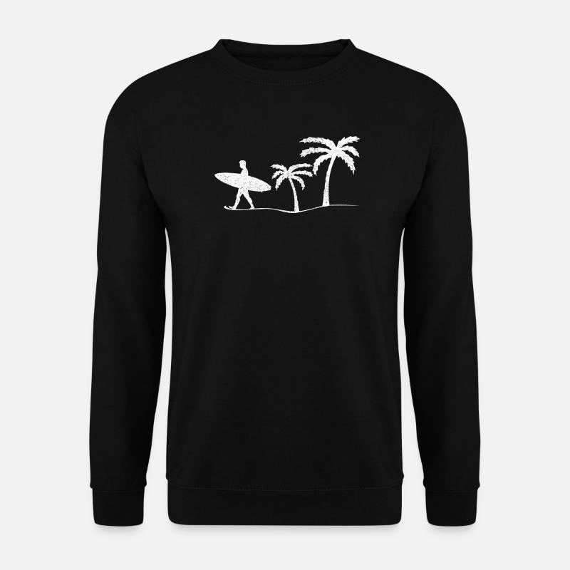 Surfer Surfing - Unisex Sweatshirt - black