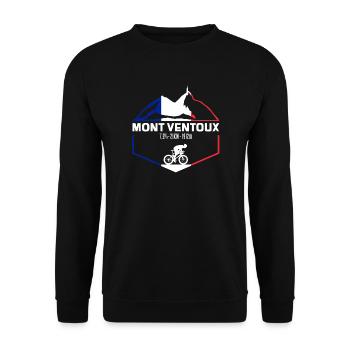 Mont Ventoux - Farbe - Unisex Pullover - Schwarz - Vorne - Alina (178cm) & Michal (187cm)