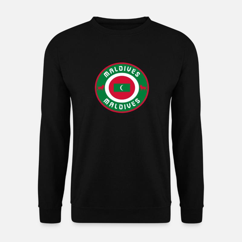 Malediven Kreis / Geschenkidee - Unisex Pullover - Schwarz
