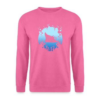 Manta Rochen - Sweat-shirt Unisexe - rose - Devant