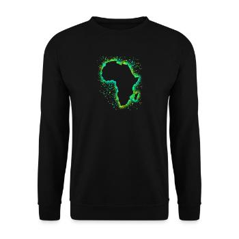 Afrique - Sweat-shirt Unisexe - noir - Devant - Alina (178cm) & Michal (187cm)