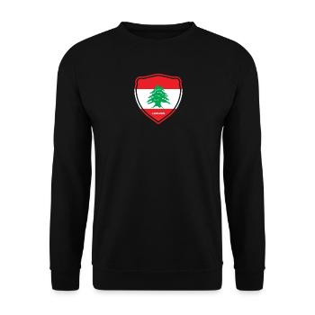 Liban Beyrouth Libanais Libanais Libanais LBN - Sweat-shirt Unisexe - noir - Devant - Alina (178cm) & Michal (187cm)