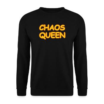 CHAOS REINE - Sweat-shirt Unisexe - noir - Devant - Alina (178cm) & Michal (187cm)