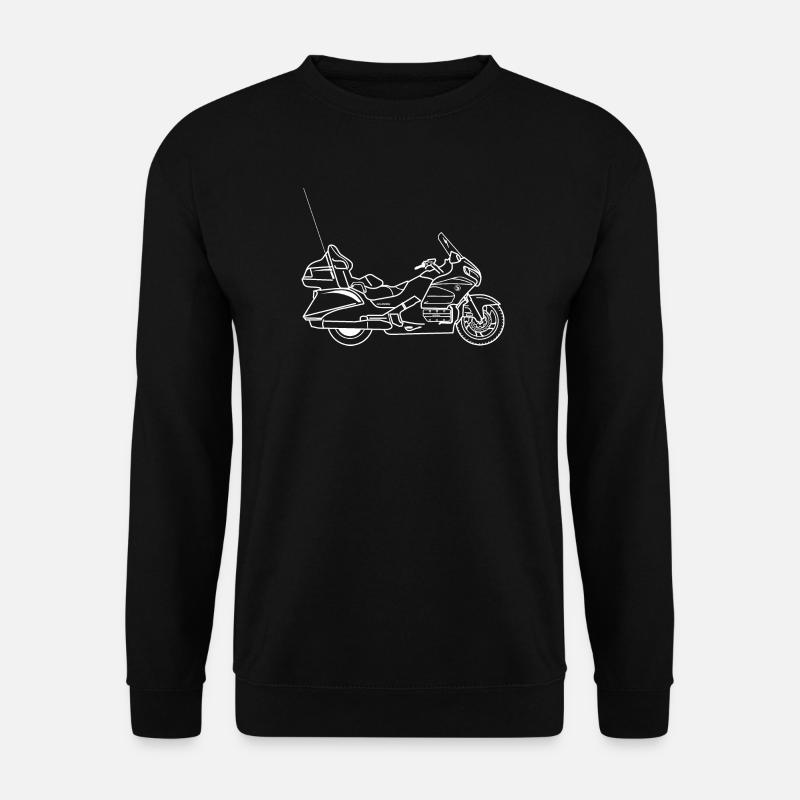 Gold Wing Motorrad - Unisex Pullover - Schwarz