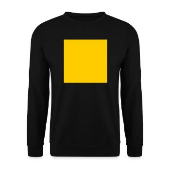 texture d’arrière-plan jaune personnaliser le modèle - Sweat-shirt Unisexe - noir - Devant - Alina (178cm) & Michal (187cm)
