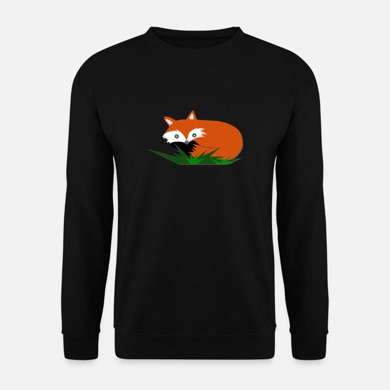 fuchsdesign liegend, Kindershirts - Unisex Pullover - Schwarz
