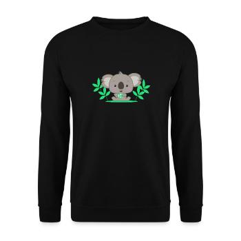 Bébé koala mignon - Sweat-shirt Unisexe - noir - Devant - Alina (178cm) & Michal (187cm)