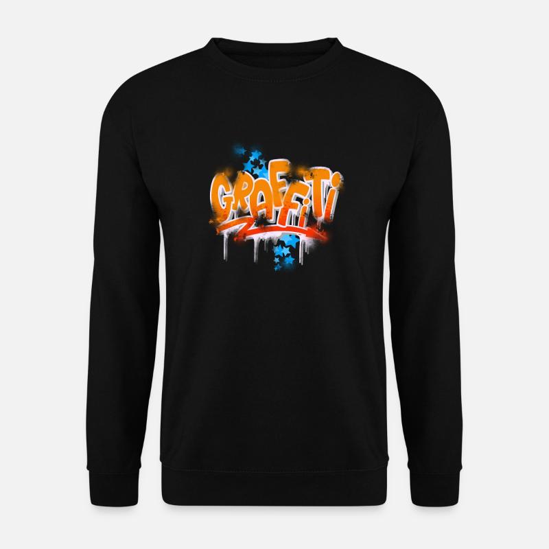 Graffiti - Unisex Pullover - Schwarz