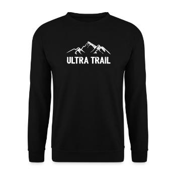 Ultra Trail - Unisex Pullover - Schwarz - Vorne - Alina (178cm) & Michal (187cm)