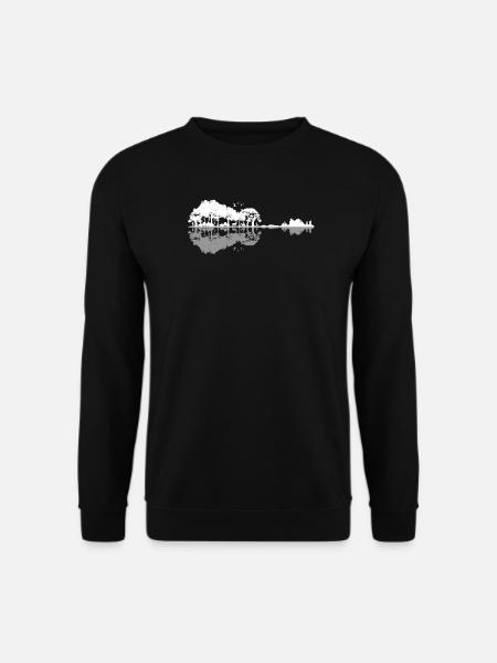 Gitarren-Naturleben - Unisex Pullover - Schwarz