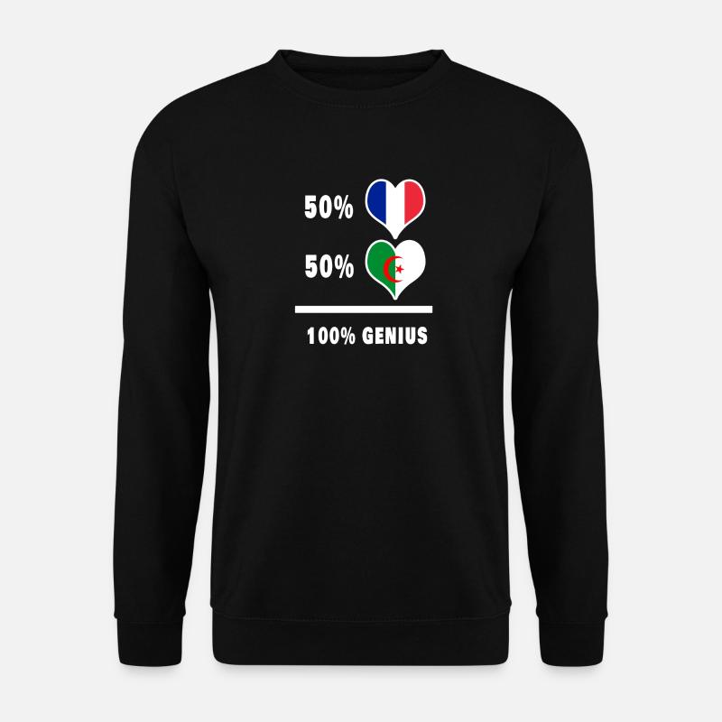 Frankreich und Algerien 100% awesome / Geschenk - Unisex Pullover - Schwarz