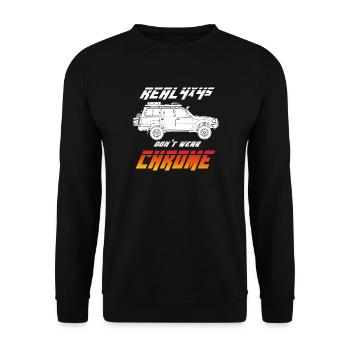 Land cruiser - Unisex Sweatshirt - black - Front - Alina (178cm) & Michal (187cm)