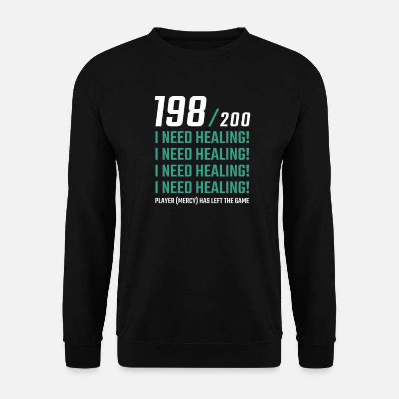 I Need Healing Gamer - Unisex Sweatshirt - black