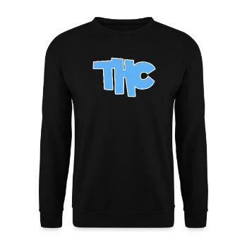 THC - Unisex Pullover - Schwarz - Vorne - Alina (178cm) & Michal (187cm)
