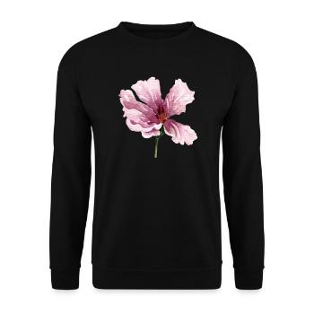 blume - Unisex Pullover - Schwarz - Vorne - Alina (178cm) & Michal (187cm)
