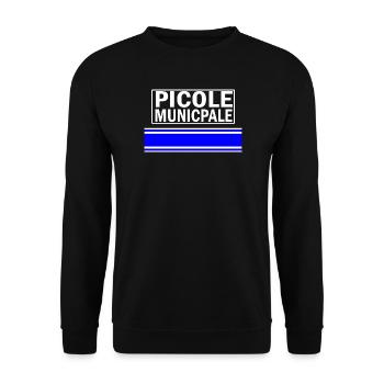 Pictogram of Municipal Drinking Pepper - Unisex Sweatshirt - black - Front - Alina (178cm) & Michal (187cm)