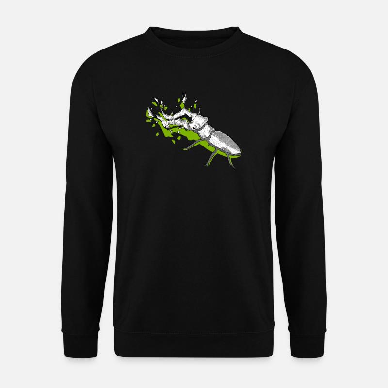 grüner drachen - Unisex Pullover - Schwarz