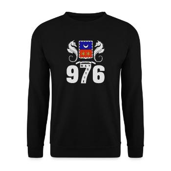 MAYOTTE - Unisex Sweatshirt - black - Front - Alina (178cm) & Michal (187cm)
